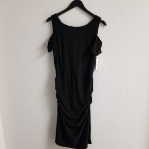 Laundry NWT Cold Shoulder Black Cocktail Dress